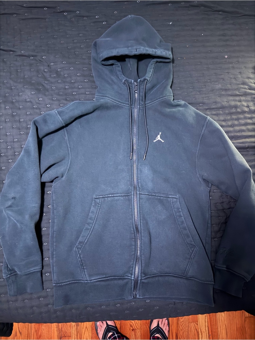 Jordan Navy Full-Zip Hooded Jacket